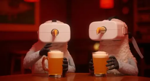 Ahora hay dos de estos pájaros