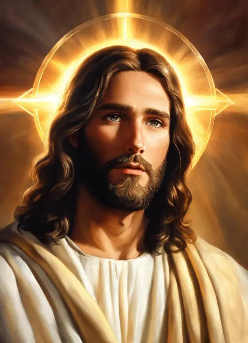 Imagen de Jesucristo Generada en Picasso IA